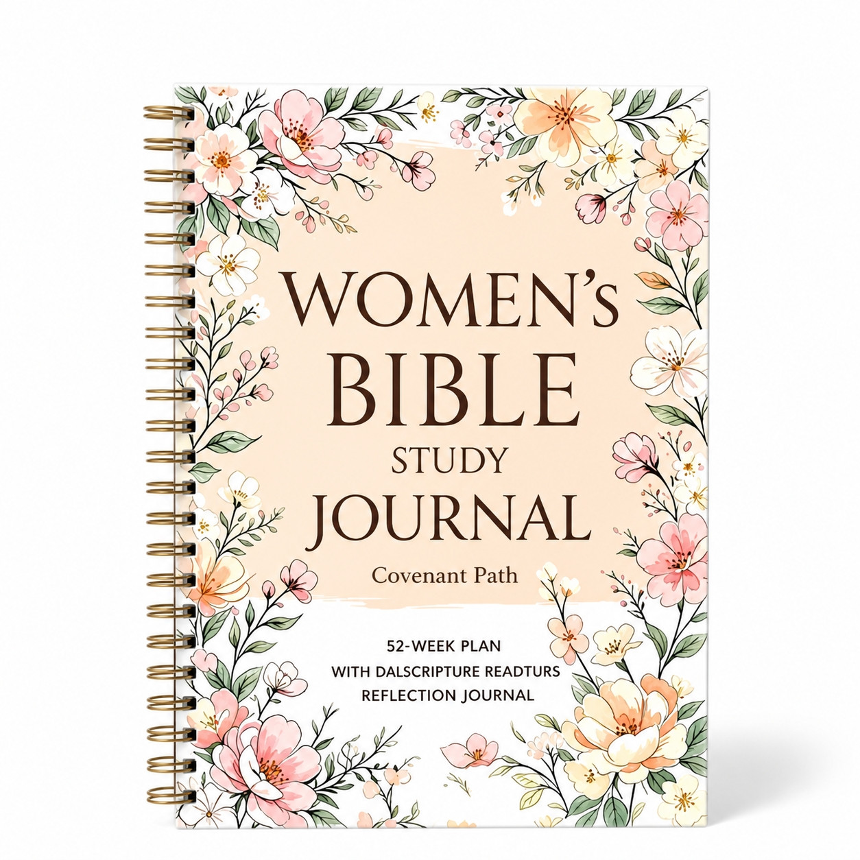Women's Bible Study Journal on a sunny table