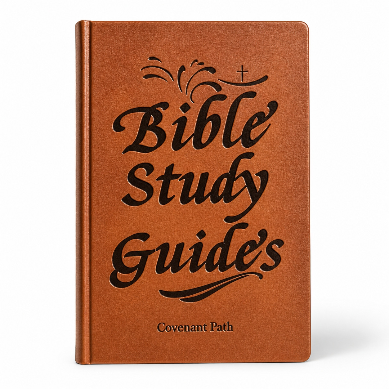 Covenant Path Bible Study Guides, brown leather hardcover